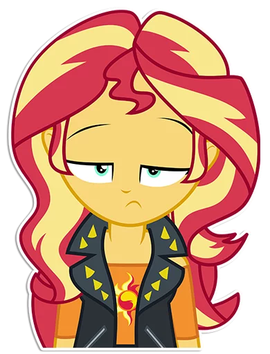 Sticker from the "Sunset Shimmer [EG]" sticker pack