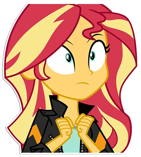 Sticker from the "Sunset Shimmer [EG]" sticker pack