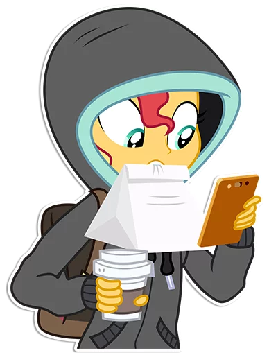 Sticker from the "Sunset Shimmer [EG]" sticker pack