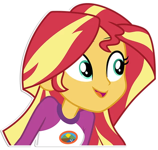 Sticker from the "Sunset Shimmer [EG]" sticker pack