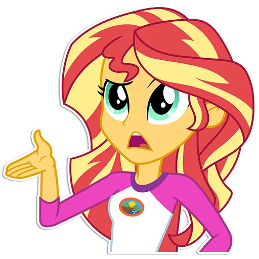 Sticker from the "Sunset Shimmer [EG]" sticker pack