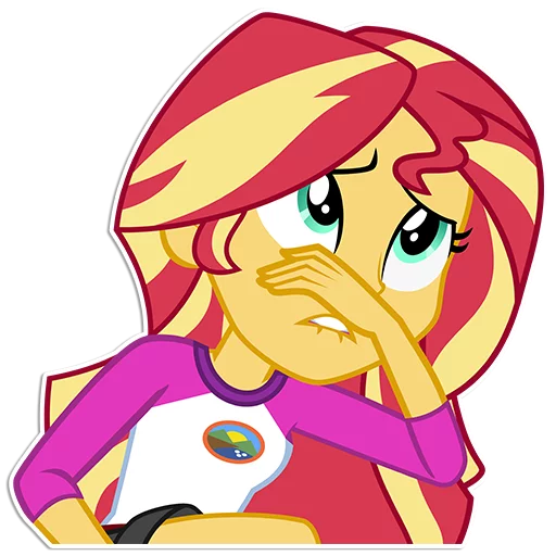 Sticker from the "Sunset Shimmer [EG]" sticker pack