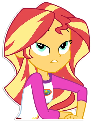 Sticker from the "Sunset Shimmer [EG]" sticker pack