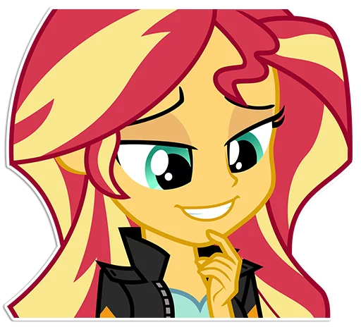 Sticker from the "Sunset Shimmer [EG]" sticker pack