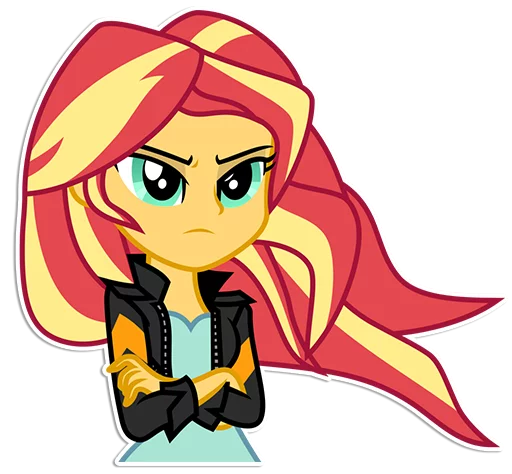 Sticker from the "Sunset Shimmer [EG]" sticker pack