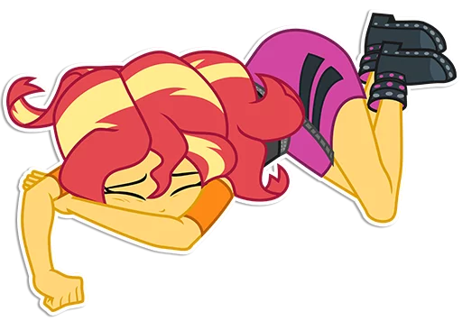 Sticker from the "Sunset Shimmer [EG]" sticker pack