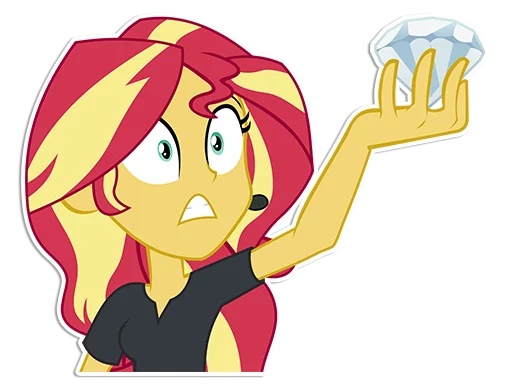 Sticker from the "Sunset Shimmer [EG]" sticker pack