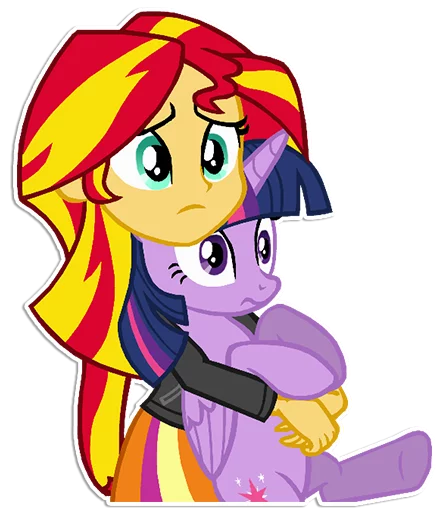 Sticker from the "Sunset Shimmer [EG]" sticker pack