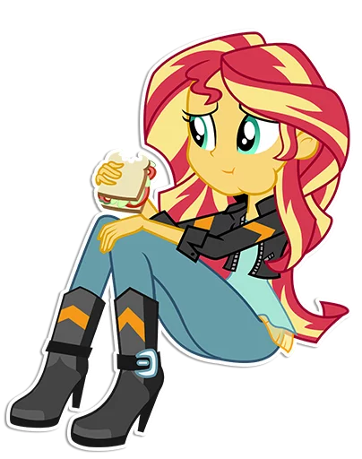 Sticker from the "Sunset Shimmer [EG]" sticker pack