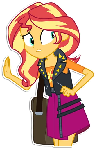 Sticker from the "Sunset Shimmer [EG]" sticker pack