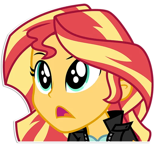 Sticker from the "Sunset Shimmer [EG]" sticker pack