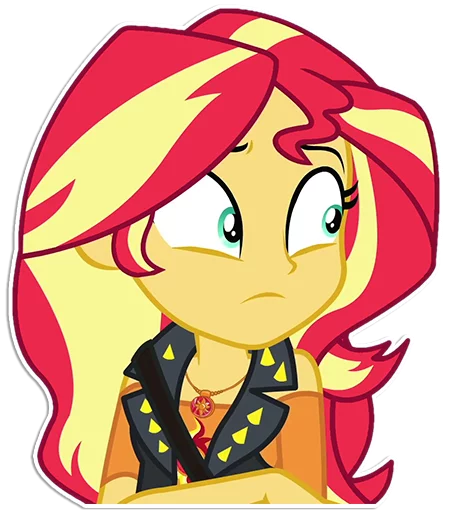 Sticker from the "Sunset Shimmer [EG]" sticker pack