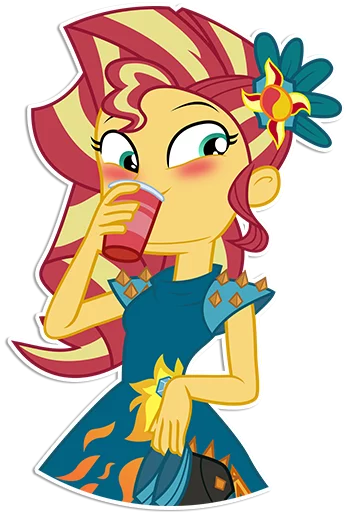 Sticker from the "Sunset Shimmer [EG]" sticker pack