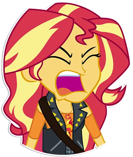 Sticker from the "Sunset Shimmer [EG]" sticker pack