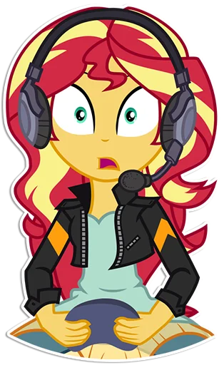 Sticker from the "Sunset Shimmer [EG]" sticker pack