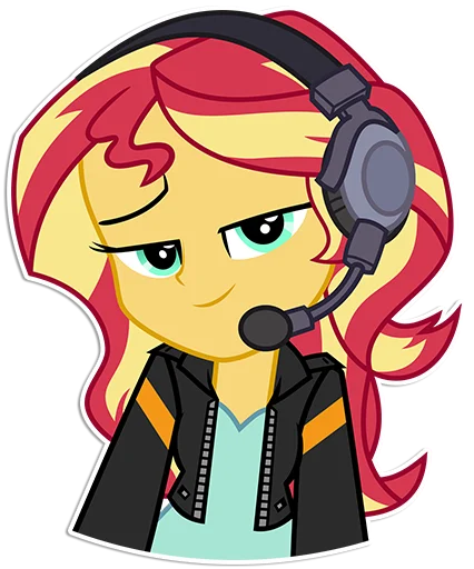 Sticker from the "Sunset Shimmer [EG]" sticker pack