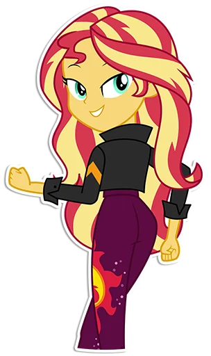 Sticker from the "Sunset Shimmer [EG]" sticker pack