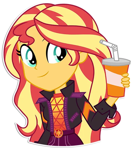 Sticker from the "Sunset Shimmer [EG]" sticker pack