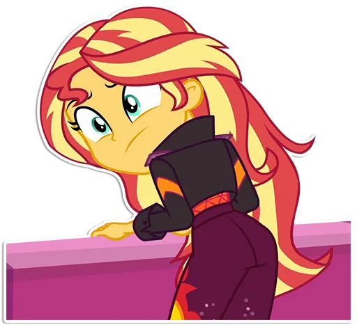 Sticker from the "Sunset Shimmer [EG]" sticker pack