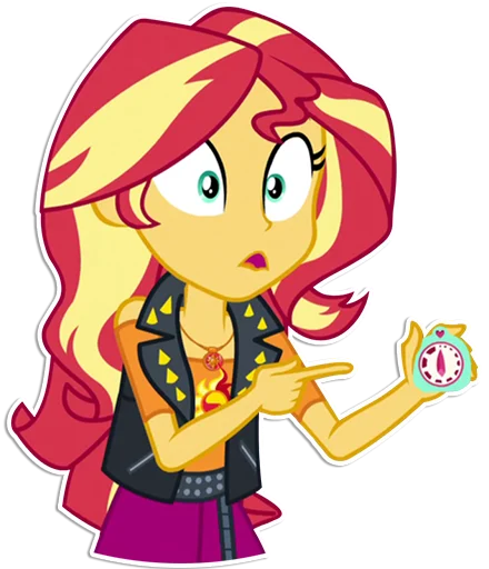 Sticker from the "Sunset Shimmer [EG]" sticker pack