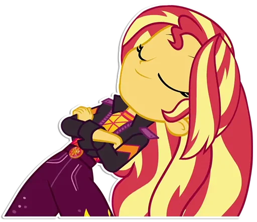 Sticker from the "Sunset Shimmer [EG]" sticker pack