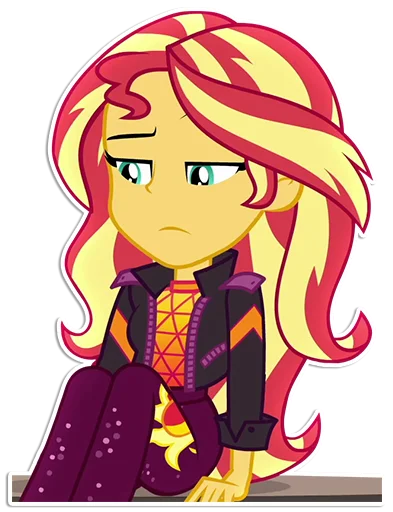 Sticker from the "Sunset Shimmer [EG]" sticker pack