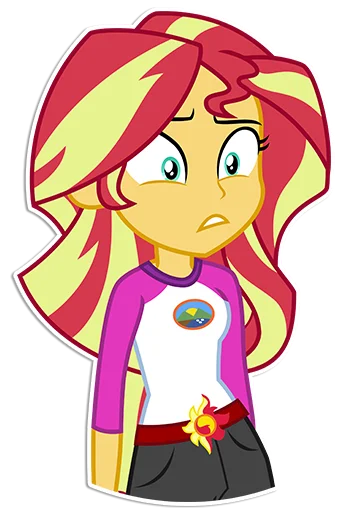 Sticker from the "Sunset Shimmer [EG]" sticker pack