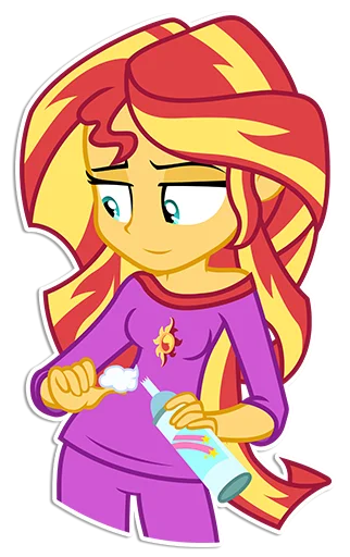 Sticker from the "Sunset Shimmer [EG]" sticker pack