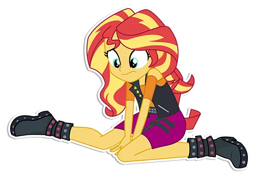 Sticker from the "Sunset Shimmer [EG]" sticker pack