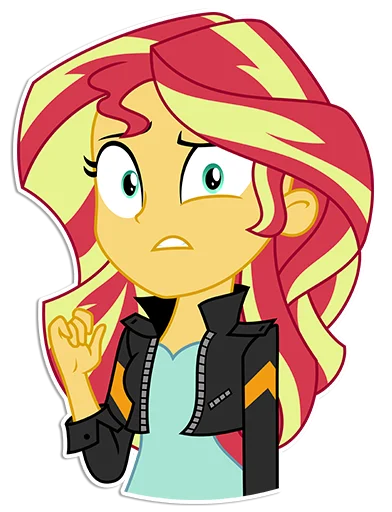 Sticker from the "Sunset Shimmer [EG]" sticker pack