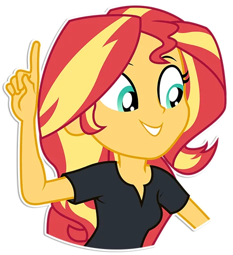 Sticker from the "Sunset Shimmer [EG]" sticker pack