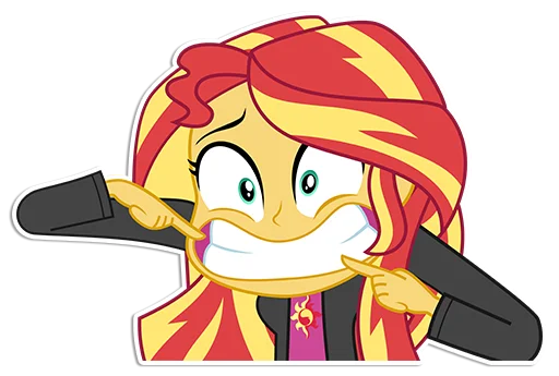 Sticker from the "Sunset Shimmer [EG]" sticker pack