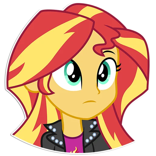 Sticker from the "Sunset Shimmer [EG]" sticker pack