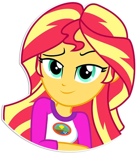 Sticker from the "Sunset Shimmer [EG]" sticker pack