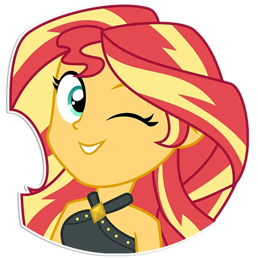 Sticker from the "Sunset Shimmer [EG]" sticker pack