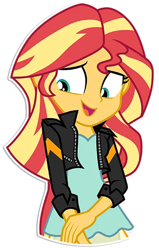 Sticker from the "Sunset Shimmer [EG]" sticker pack