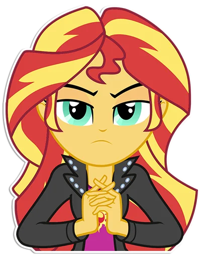 Sticker from the "Sunset Shimmer [EG]" sticker pack