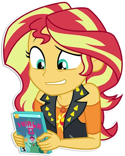 Sticker from the "Sunset Shimmer [EG]" sticker pack