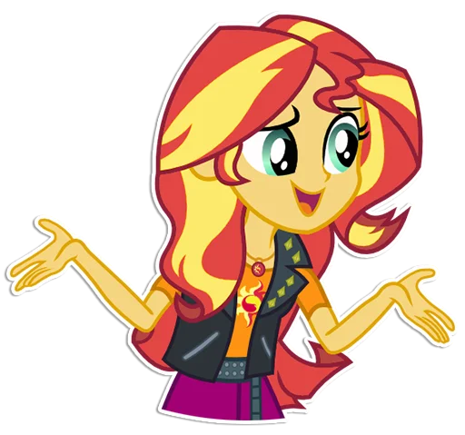 Sticker from the "Sunset Shimmer [EG]" sticker pack