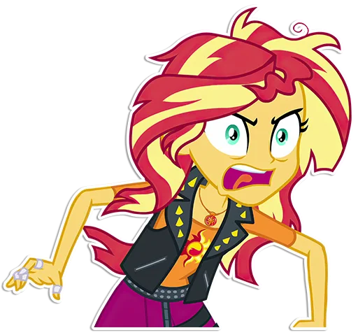 Sticker from the "Sunset Shimmer [EG]" sticker pack