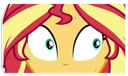 Sticker from the "Sunset Shimmer [EG]" sticker pack