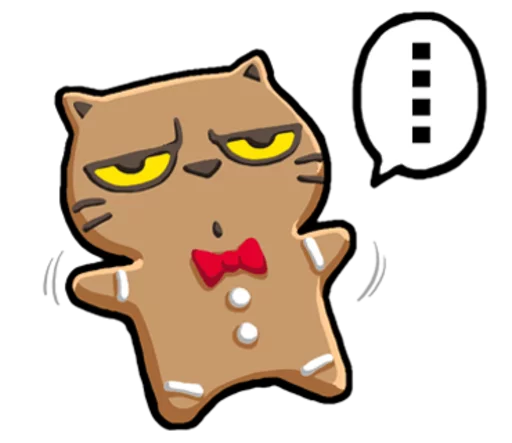 Sticker from the "Meow ! Merry Christmas & Happy New Year" sticker pack