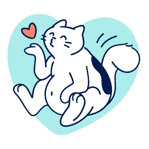 Sticker from the "Кот Макс" sticker pack