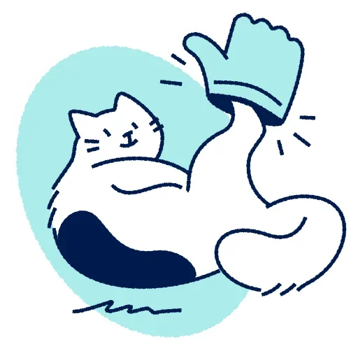 Sticker from the "Кот Макс" sticker pack