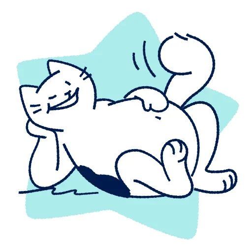 Sticker from the "Кот Макс" sticker pack