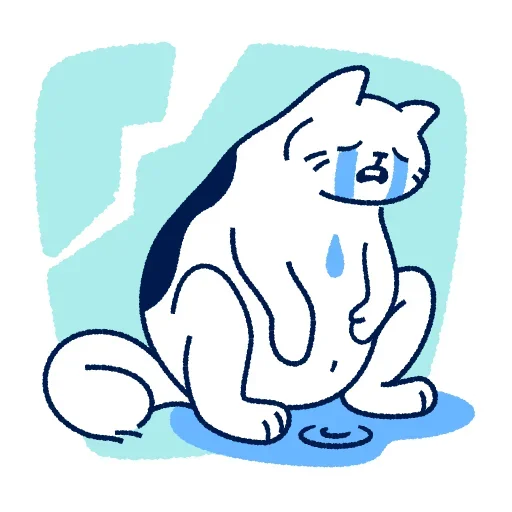 Sticker from the "Кот Макс" sticker pack