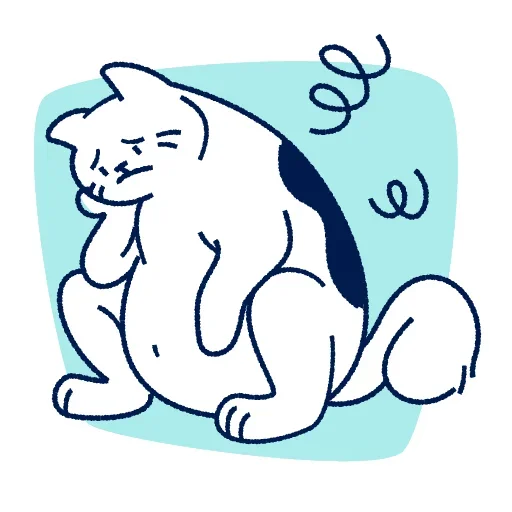 Sticker from the "Кот Макс" sticker pack