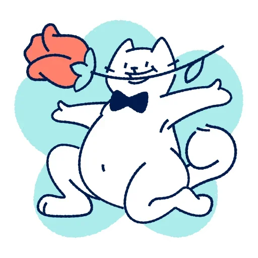 Sticker from the "Кот Макс" sticker pack