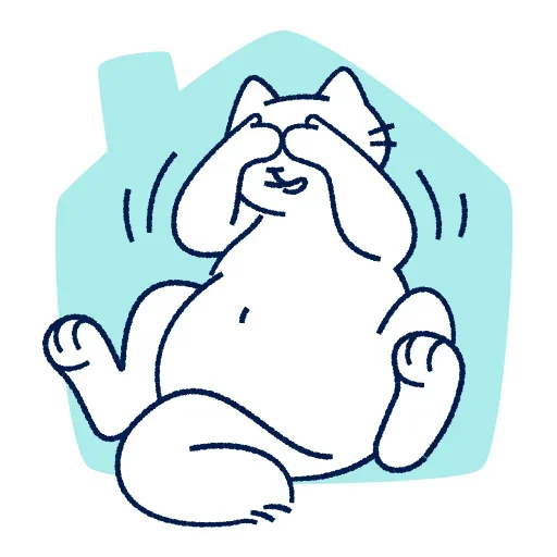 Sticker from the "Кот Макс" sticker pack