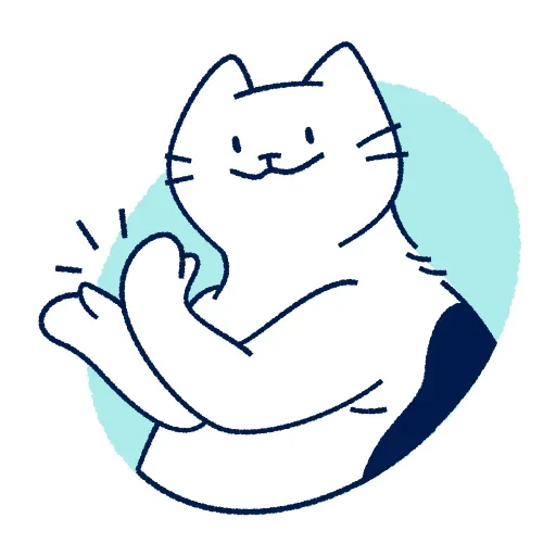 Sticker from the "Кот Макс" sticker pack